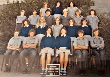Photograph - Group, Ringwood Technical School 1979 Year 8.1, c 1979