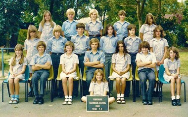 Photograph - Group, Ringwood Technical School 1980 Year 7.2, c 1980