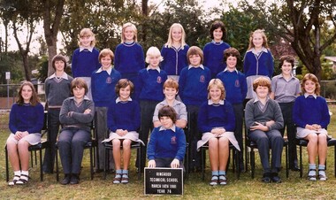 Photograph - Group, Ringwood Technical School 1981 Year 7.6, c 1981