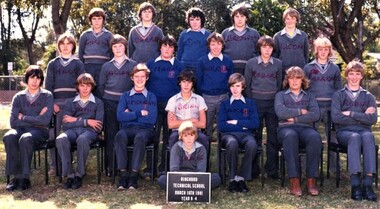 Photograph - Group, Ringwood Technical School 1981 Year 9.4, c 1981