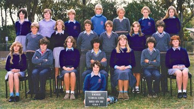 Photograph - Group, Ringwood Technical School 1981 Year 8.7, c 1981