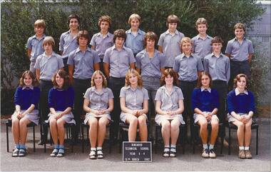 Photograph - Group, Ringwood Technical School 1982 Year 9.4, c 1982