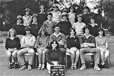 Photograph - Group, Ringwood Technical School 1983 Year 10.2, c 1983