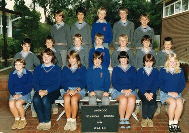 Photograph - Group, Ringwood Technical School 1984 Year 8.2, c 1984