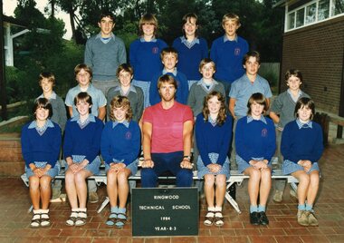 Photograph - Group, Ringwood Technical School 1984 Year 8.3, c 1984