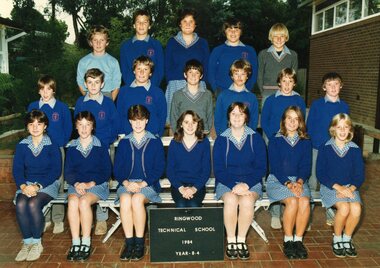 Photograph - Group, Ringwood Technical School 1984 Year 8.4, c 1984