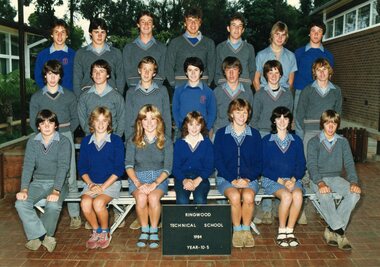 Photograph - Group, Ringwood Technical School 1984 Year 10.5, c 1984