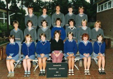 Photograph - Group, Ringwood Technical School 1984 Year 10.11, c 1984