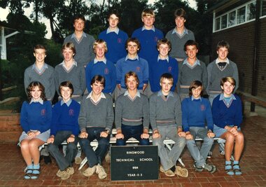 Photograph - Group, Ringwood Technical School 1984 Year 11.3, c 1984