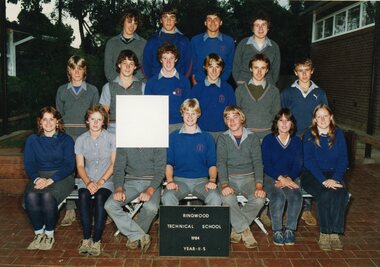 Photograph - Group, Ringwood Technical School 1984 Year 11.5, c 1984