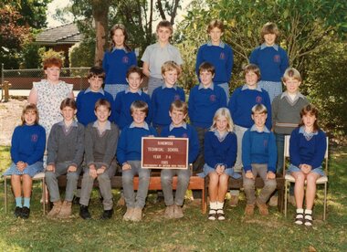 Photograph - Group, Ringwood Technical School 1985 Year 7.4, c 1985