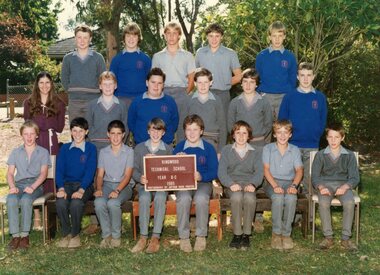 Photograph - Group, Ringwood Technical School 1985 Year 8.2, c 1985