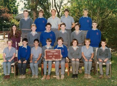 Photograph - Group, Ringwood Technical School 1985 Year 8.2, c 1985