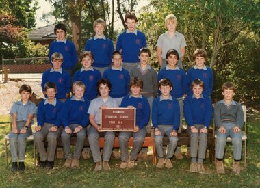 Photograph - Group, Ringwood Technical School 1985 Year 8.6, c 1985