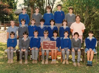 Photograph - Group, Ringwood Technical School 1985 Year 8.11, c 1985