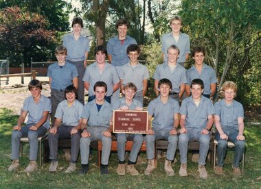 Photograph - Group, Ringwood Technical School 1985 Year 10.1, c 1985