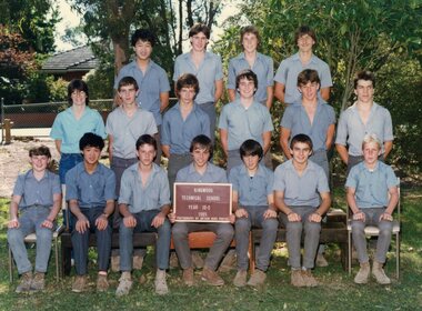 Photograph - Group, Ringwood Technical School 1985 Year 10.2, c 1985