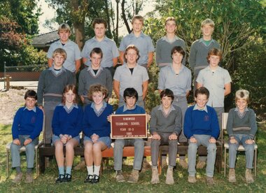 Photograph - Group, Ringwood Technical School 1985 Year 10.3, c 1985