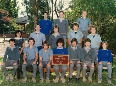 Photograph - Group, Ringwood Technical School 1985 Year 10.4, c 1985