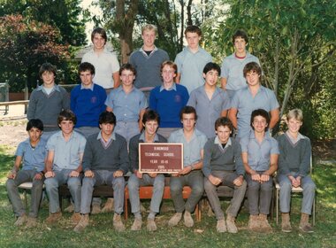 Photograph - Group, Ringwood Technical School 1985 Year 10.10, c 1985