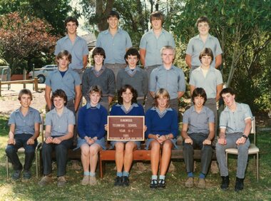 Photograph - Group, Ringwood Technical School 1985 Year 11.1, c 1985