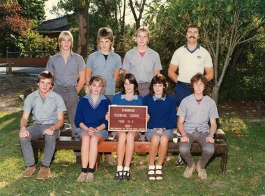 Photograph - Group, Ringwood Technical School 1985 Year 11.3, c 1985