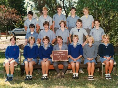 Photograph - Group, Ringwood Technical School 1985 Year 11.7, c 1985