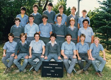 Photograph - Group, Ringwood Technical School 1986 Year 9.2, c 1986