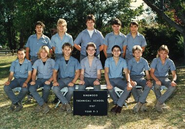 Photograph - Group, Ringwood Technical School 1987 Year 9.3, c 1987