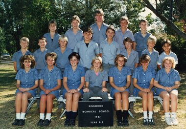 Photograph - Group, Ringwood Technical School 1987 Year 9.5, c 1987