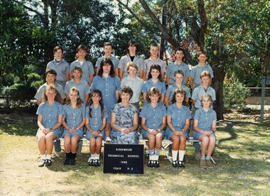 Photograph - Group, Ringwood Technical School 1988 Year 9.2, c 1988