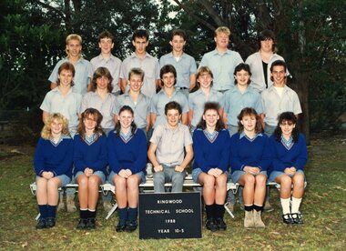 Photograph - Group, Ringwood Technical School 1988 Year 10.5, c 1988
