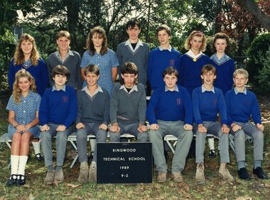 Photograph - Group, Ringwood Technical School 1989 Year 9.2, c 1989