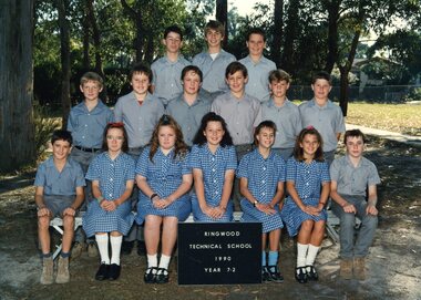 Photograph - Group, Ringwood Technical School 1990 Year 7.2, c 1990