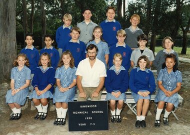 Photograph - Group, Ringwood Technical School 1990 Year 7.3, c 1990