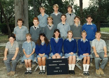 Photograph - Group, Ringwood Technical School 1990 Year 9.2, c 1990