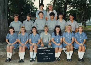 Photograph - Group, Ringwood Technical School 1990 Year 11.3, c 1990