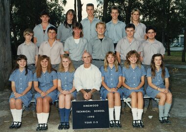 Photograph - Group, Ringwood Technical School 1990 Year 11.5, c 1990