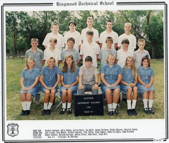 Photograph - Group, Eastern Secondary College 1991 Year 9.1, c 1991