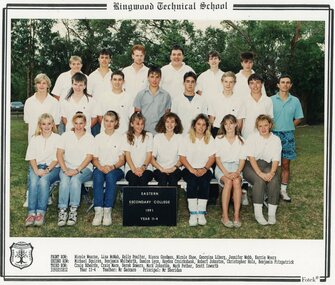 Photograph - Group, Eastern Secondary College 1991 Year 11.4, c 1991