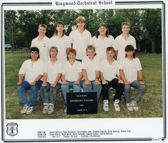 Photograph - Group, Eastern Secondary College 1991 Year 11.7, c 1991