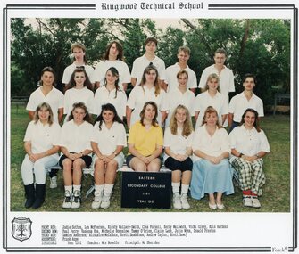 Photograph - Group, Eastern Secondary College 1991 Year 12.2, c 1991