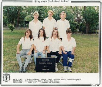 Photograph - Group, Eastern Secondary College 1991 Year 12.4, c 1991