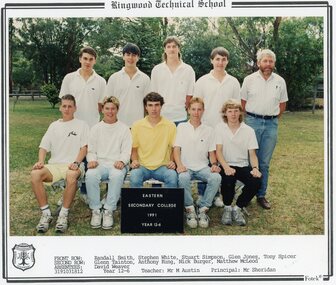 Photograph - Group, Eastern Secondary College 1991 Year 12.6, c 1991