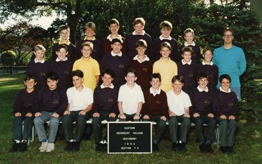 Photograph - Group, Eastern Secondary College 1992 Section 7.2, c 1992