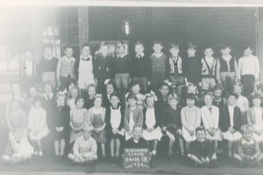 Photograph, Ringwood State School - Class photograph - Grade 1B, 1954