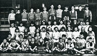Photograph, Ringwood State School - Class photograph - Grade 4A, 1954