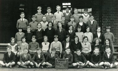 Photograph, Ringwood State School - Class photograph- Grade 6, 1933