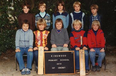 Photograph, Ringwood State School - 1st Cricket, 1979