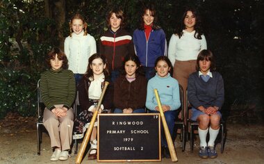 Photograph, Ringwood State School - Softball 2, 1979